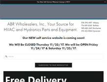 Tablet Screenshot of abrwholesalers.com